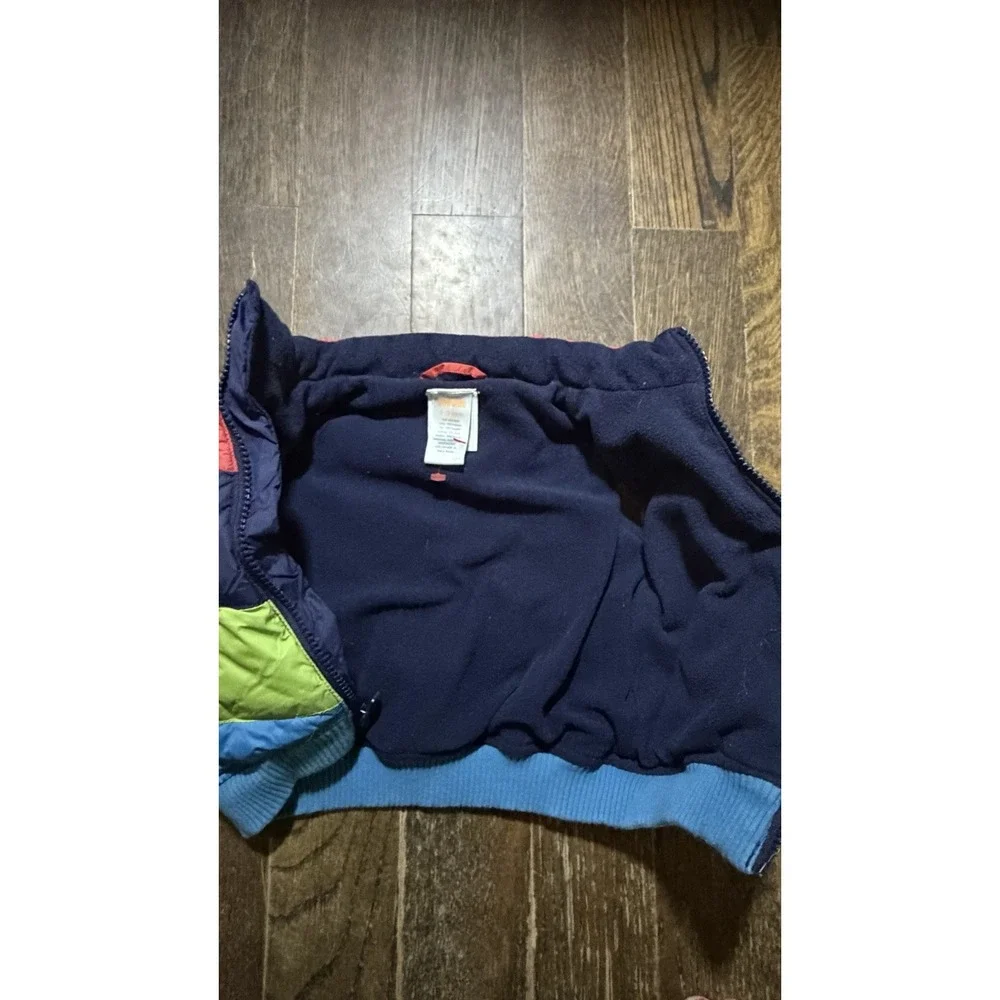 Gymboree Boys Puffer Vest Color Block 6-12 mo